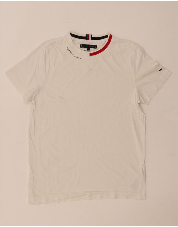 Tricou pentru bărbați Tommy Hilfiger Top XS Bumbac alb