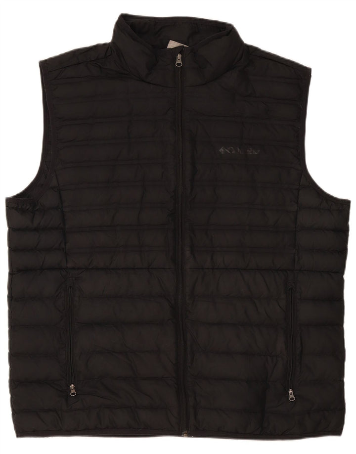 Gilet căptușit pentru bărbați Columbia UK 42 XL Poliester negru