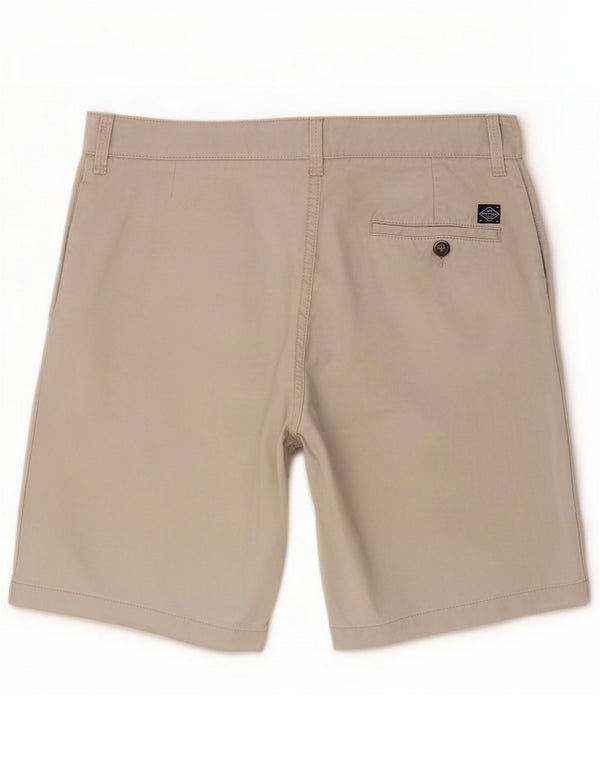 Marks & Spencer Mens Chino Shorts Medium W32 Beige Bumbac