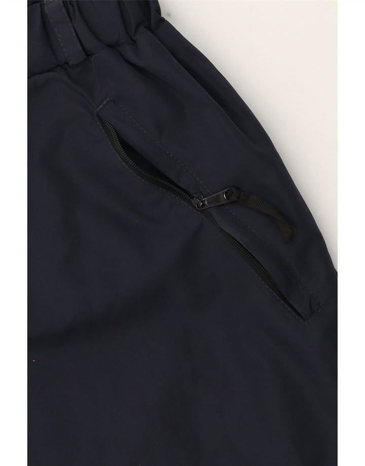 Pantaloni de trening vintage pentru bărbați XL poliester bleumarin