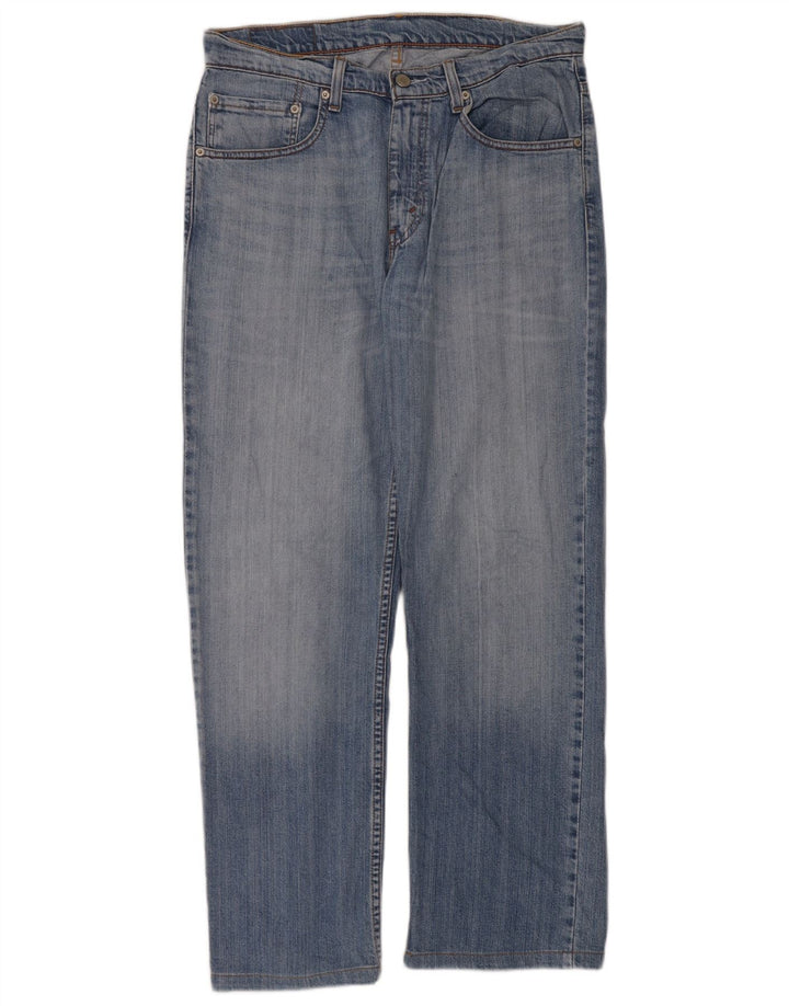 Blugi drepti pentru bărbați Levi's 752 W32 L30 Bumbac albastru