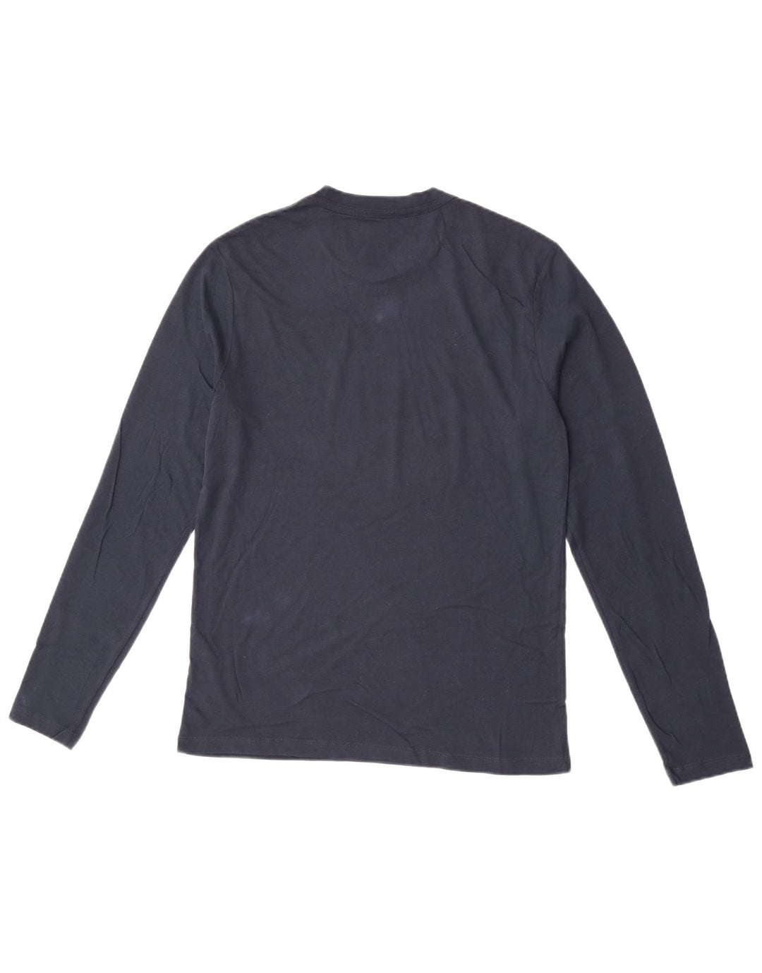 All Saints Top pentru bărbați cu mânecă lungă, mic, bleumarin, bumbac
