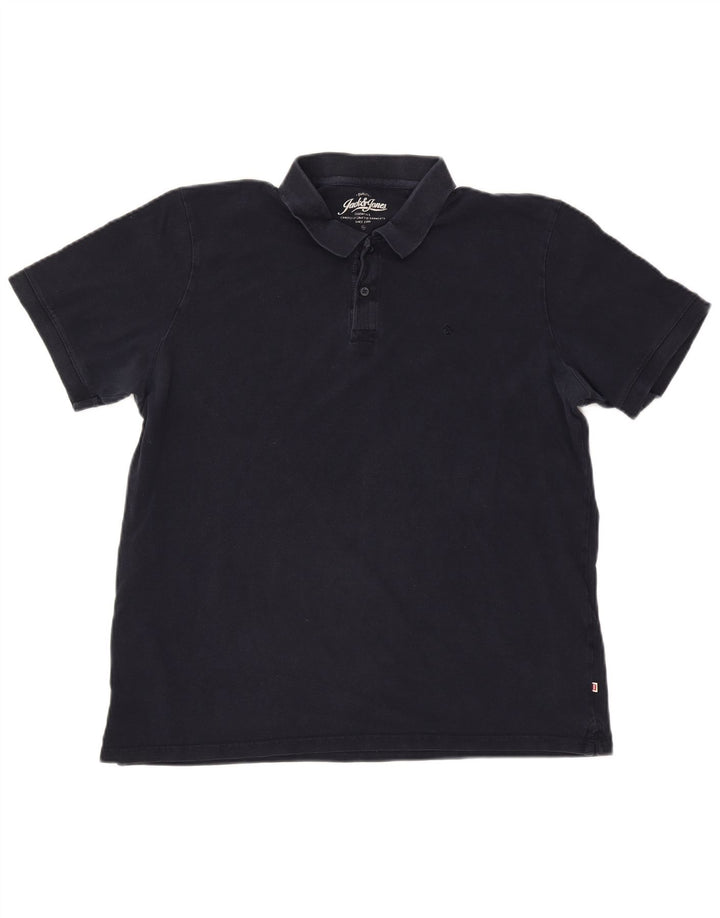 Tricou polo Jack & Jones pentru bărbați XL bleumarin
