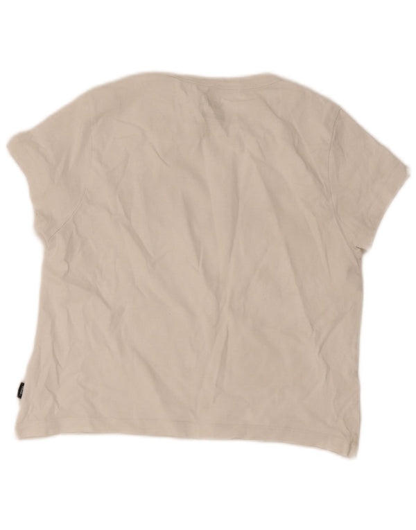 Tricou grafic Vans pentru femei Top UK 12 Medium White Bumbac