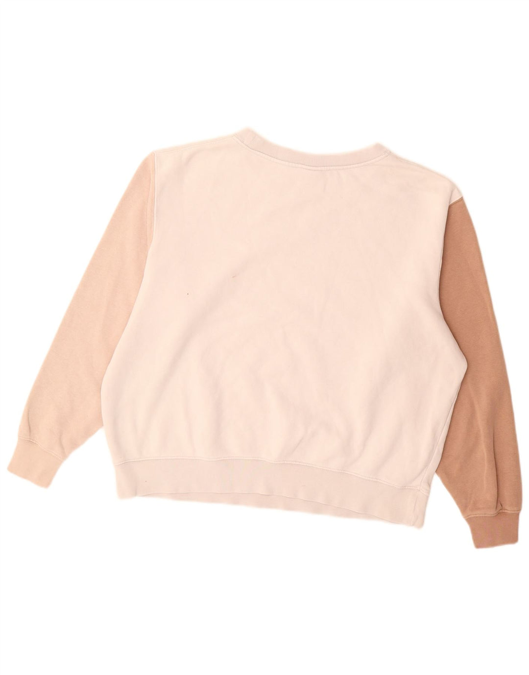 Pulover Nike pentru femei UK 14 Medium Bej Bumbac color bloc