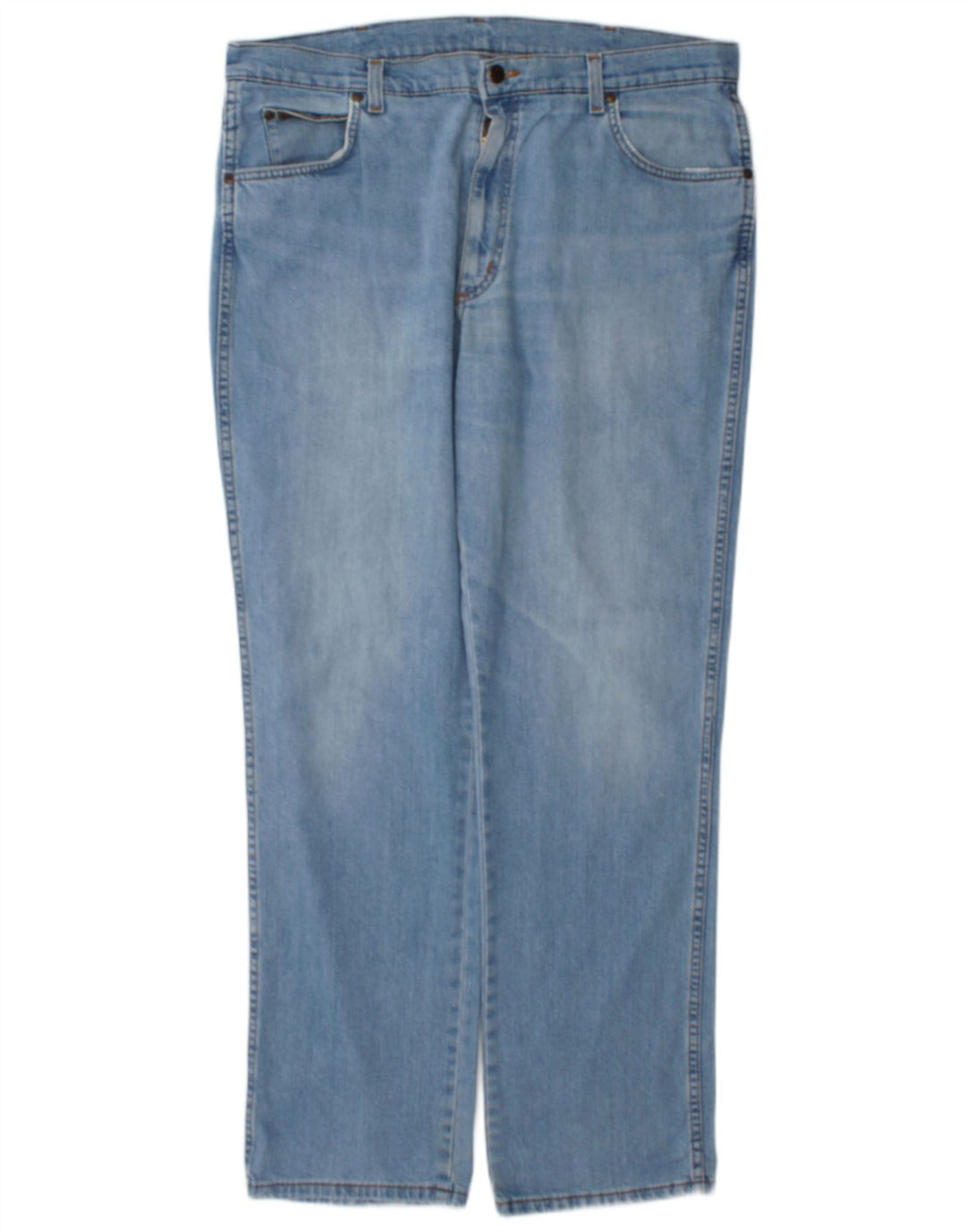 Blugi drepti Wrangler pentru bărbați Texas Stretch W38 L32 Bumbac albastru