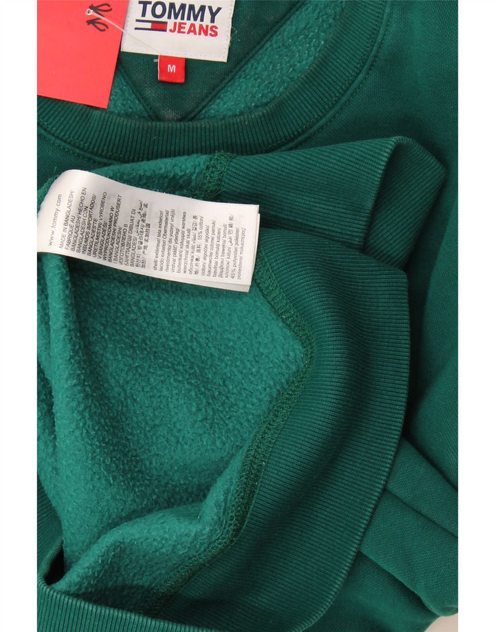 Hanorac pentru bărbați Tommy Hilfiger Pulover din bumbac verde mediu