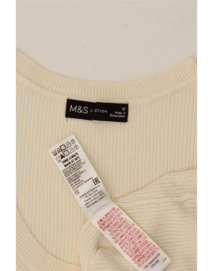 Vestă pentru femei Marks & Spencer UK 12 Medium Beige Viscose
