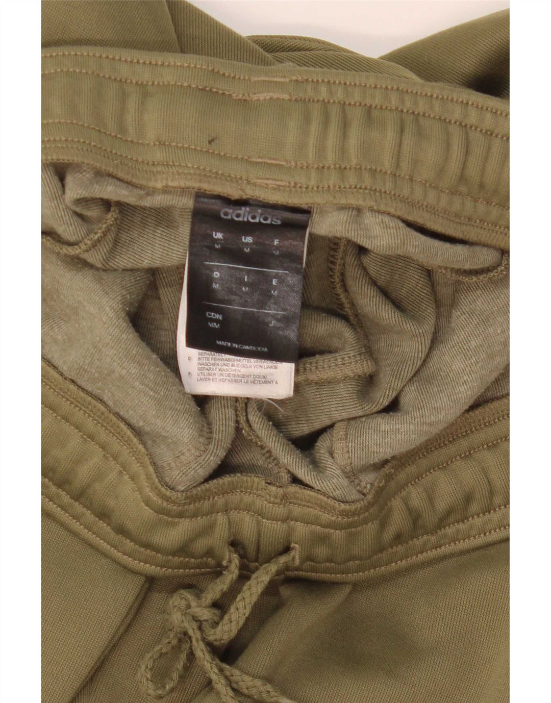 Pantaloni de trening pentru bărbați Adidas Pantaloni de jogging Mediu Kaki Poliester
