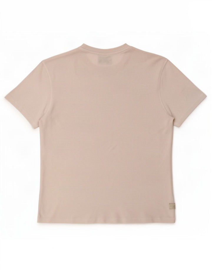 Tricou pentru bărbați Zara Top Mediu Alb Bumbac