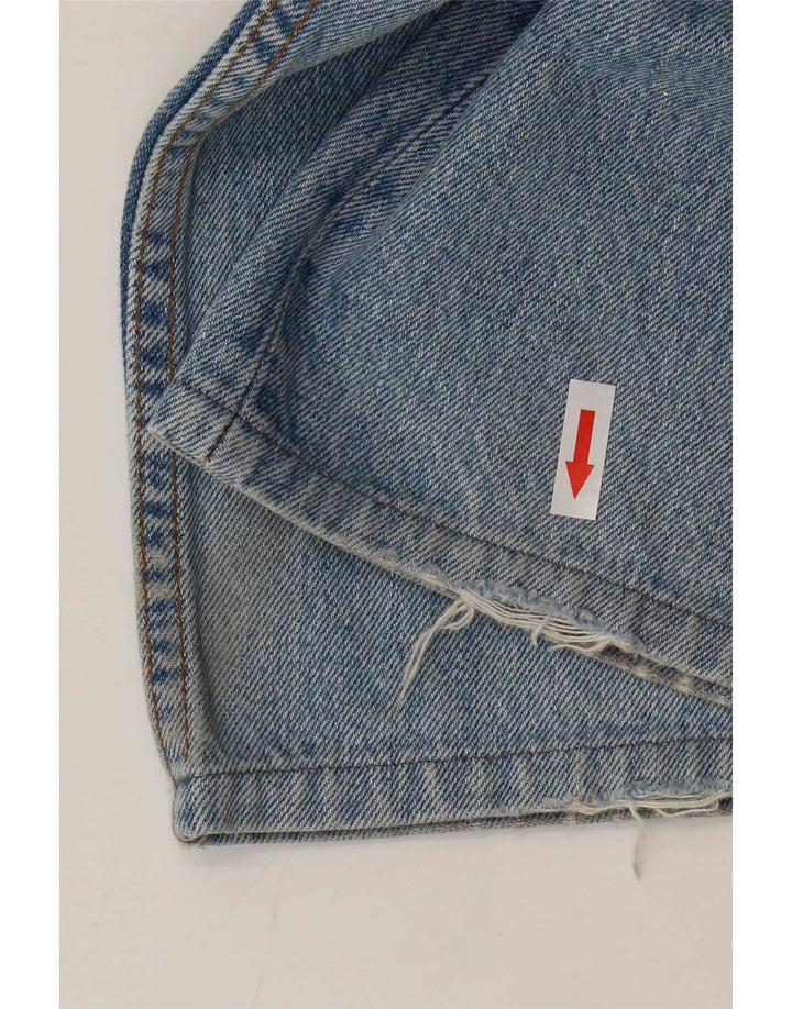 Blugi drepți distressed 501 Levi's pentru bărbați L34 L29 Bumbac albastru
