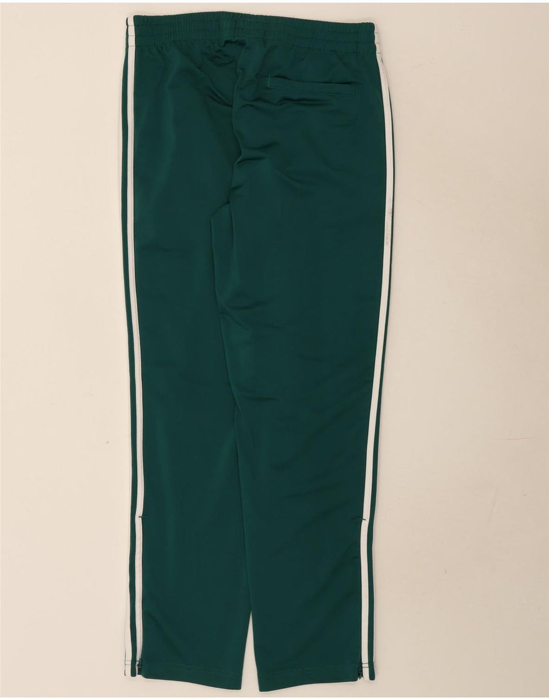 Pantaloni de trening Adidas pentru bărbați, poliester verde mediu
