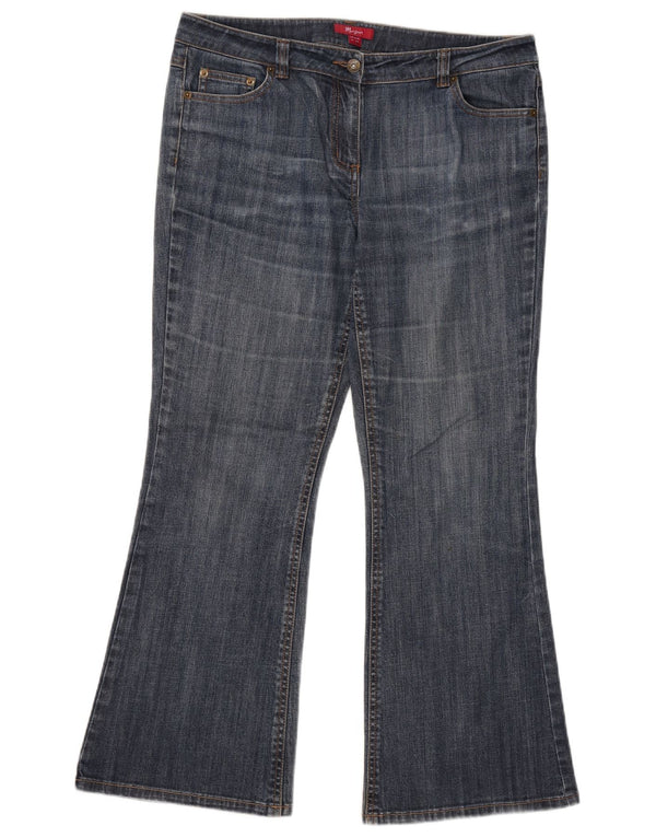 Blugi evazați pentru femei Monsoon UK 14 Large W35 L29 Blue Bumbac