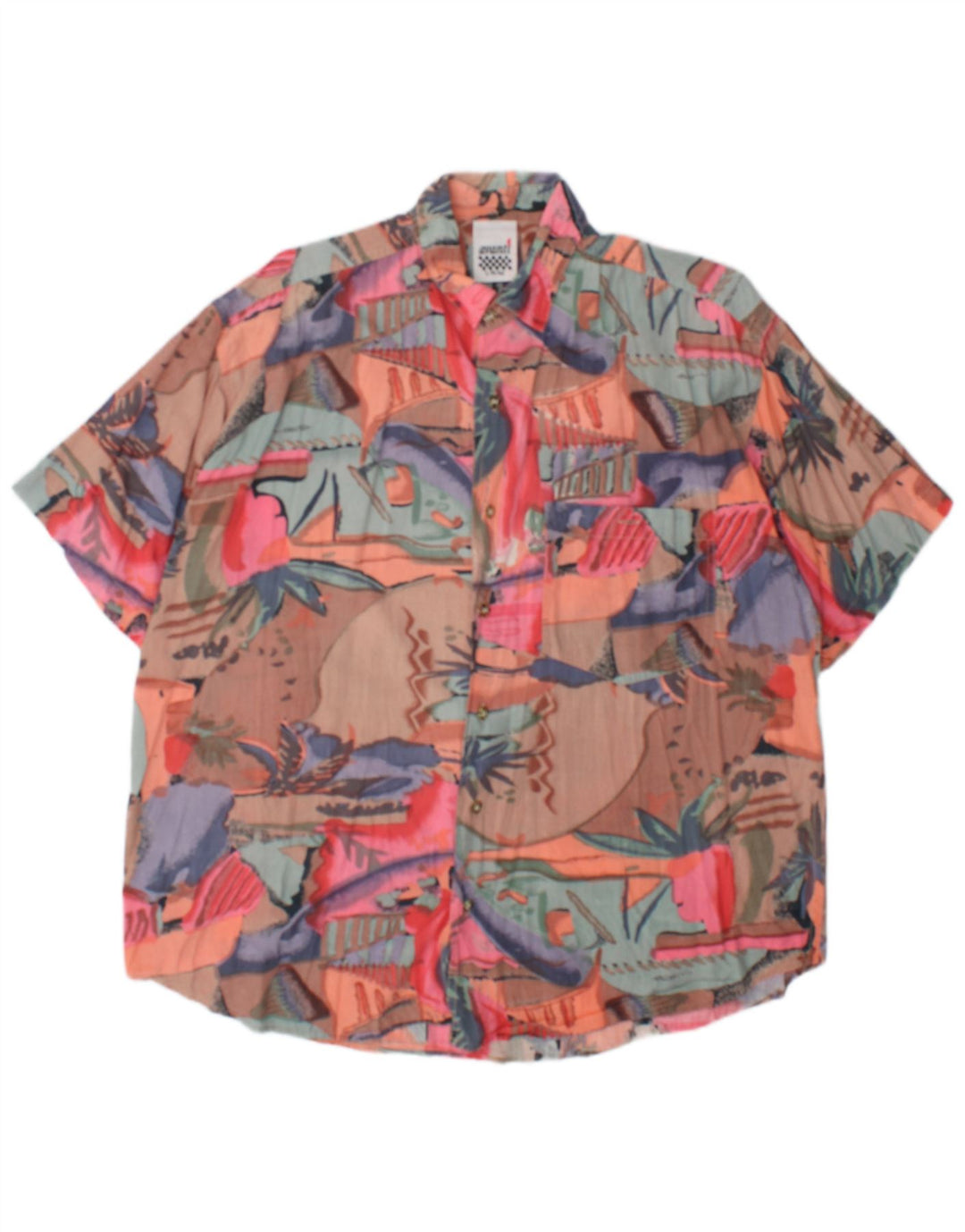 Cămașă pentru bărbați Avanti cu model abstract Mărimea 41/42 mare multicoloră
