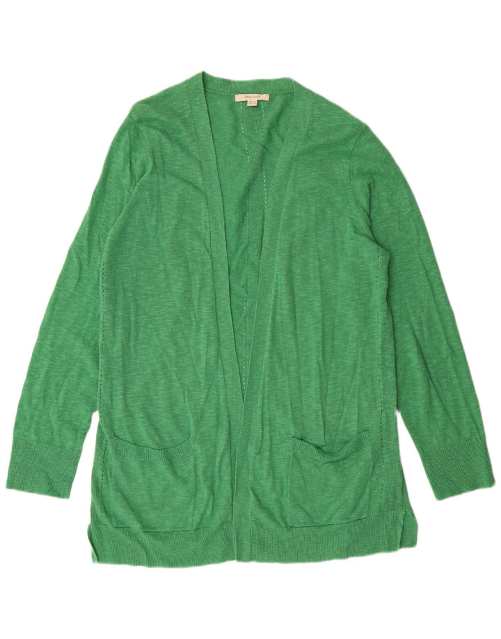 White Stuff Pulover cardigan deschis pentru femei, UK 16, mare, verde, bumbac