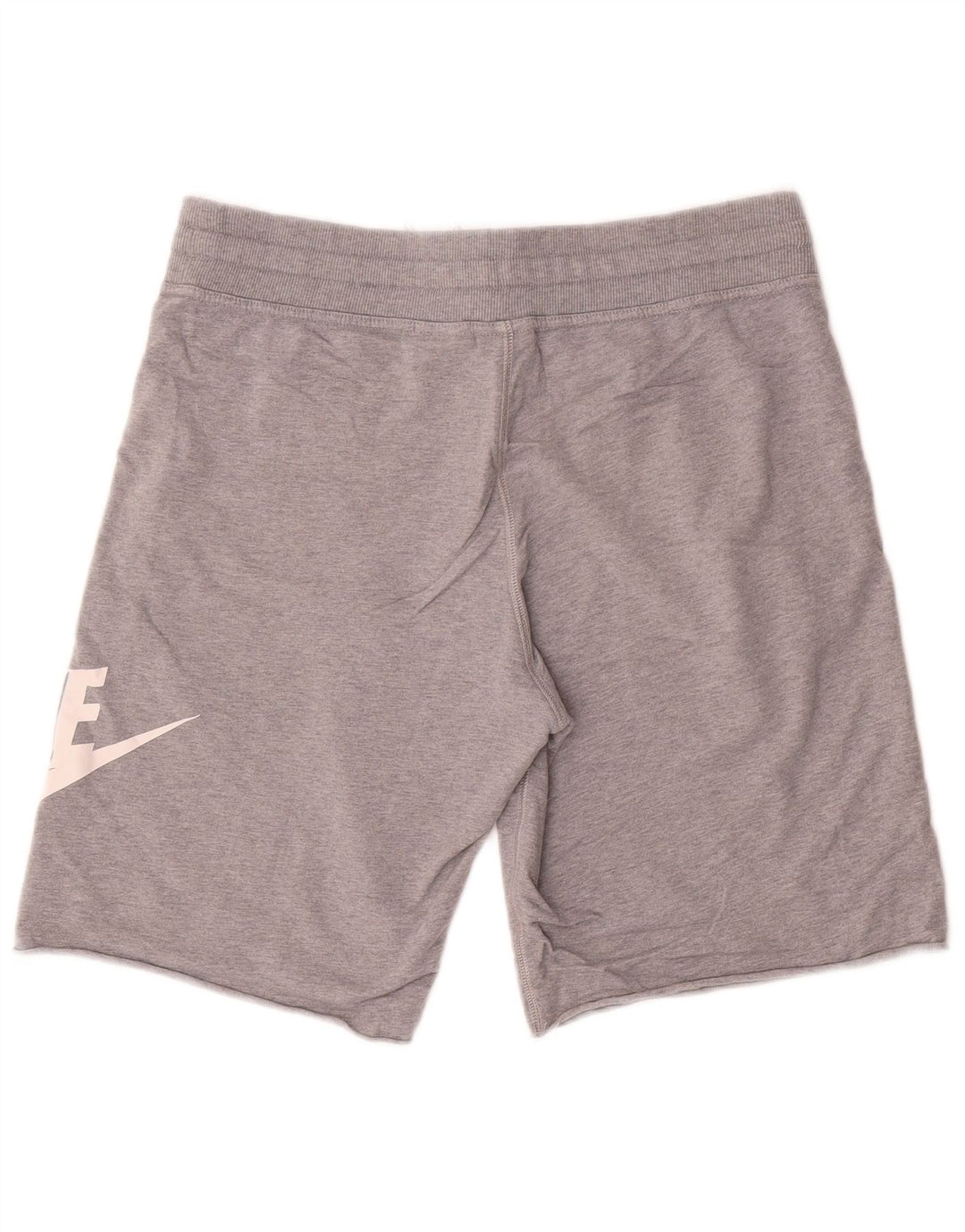 Pantaloni scurți sport grafic Nike pentru bărbați, bumbac, gri mediu