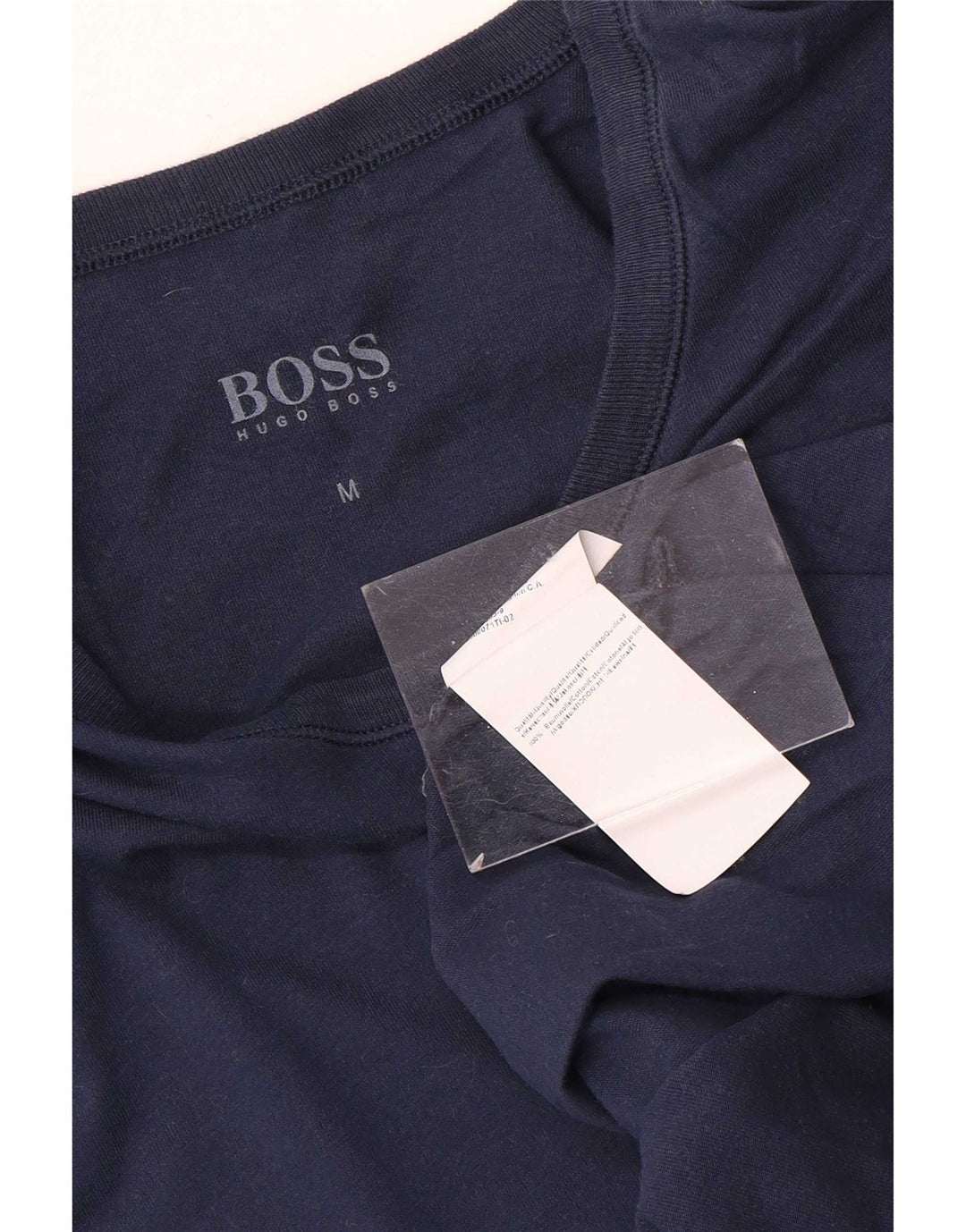 Tricou pentru bărbați Hugo Boss Top mediu din bumbac bleumarin
