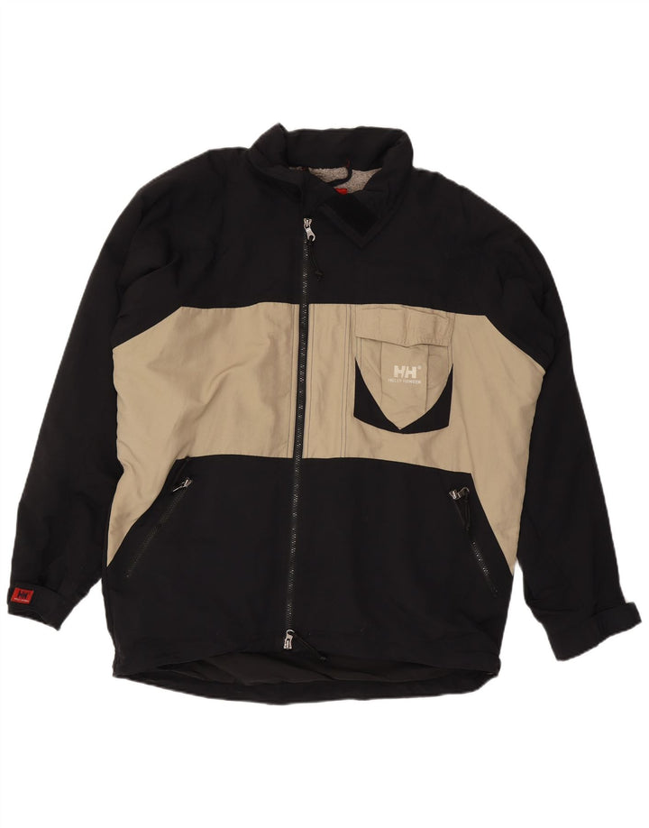Jachetă HELLY HANSEN pentru bărbați, UK 40, mare, negru, colorblock, nailon