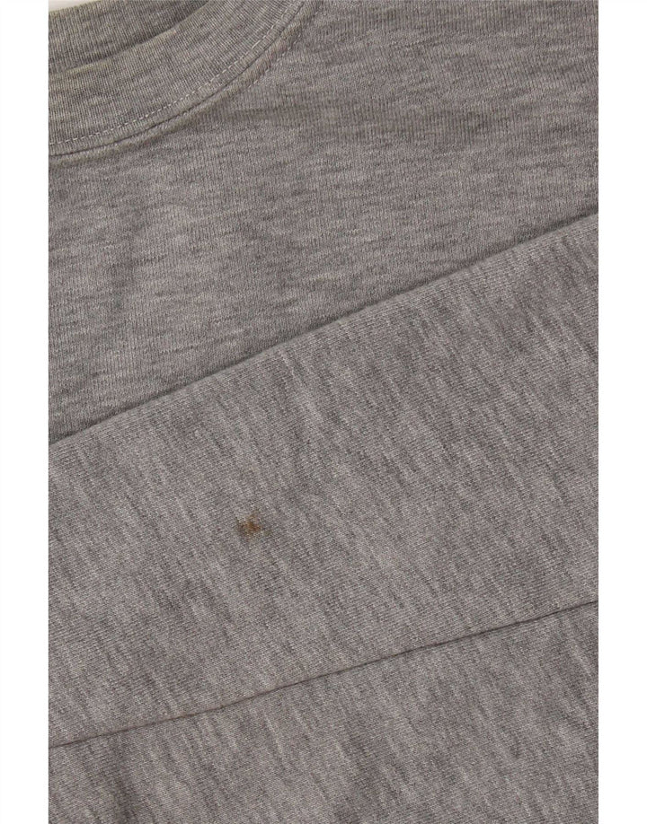 Pulover supradimensionat cu grafic pentru femei Zara UK 10 Small Gri