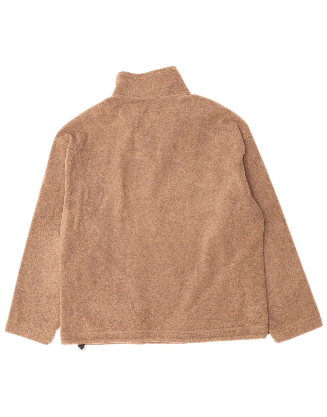 Pulover din lână pentru femei Think Pink, cu fermoar și gât, UK 14 Poliester maro mediu