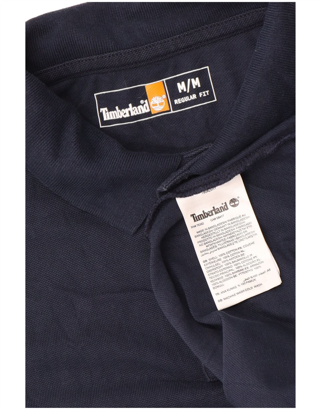 Tricou polo Timberland pentru bărbați, cu formă regulată, bleumarin mediu