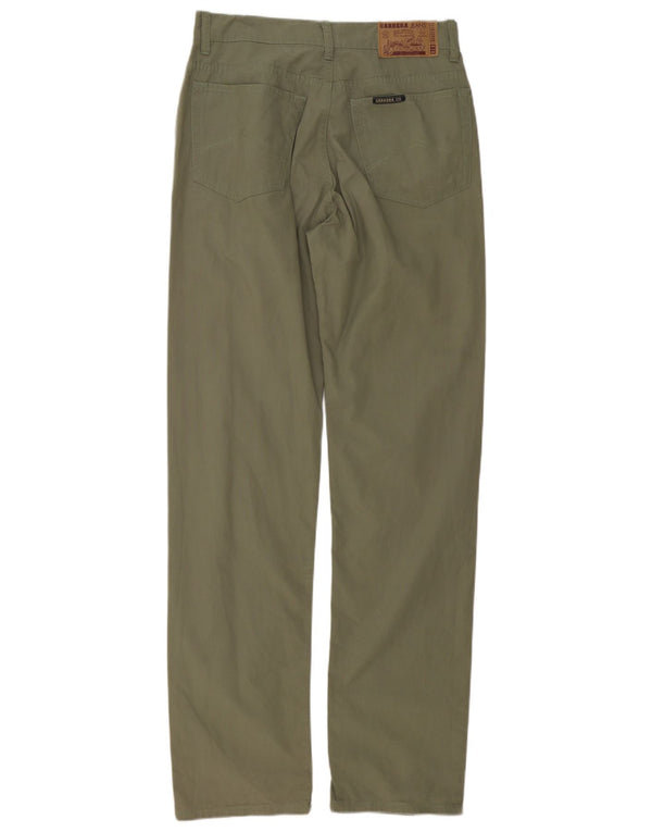 Pantaloni casual drepti pentru bărbați Carrera L33 L34 bumbac verde