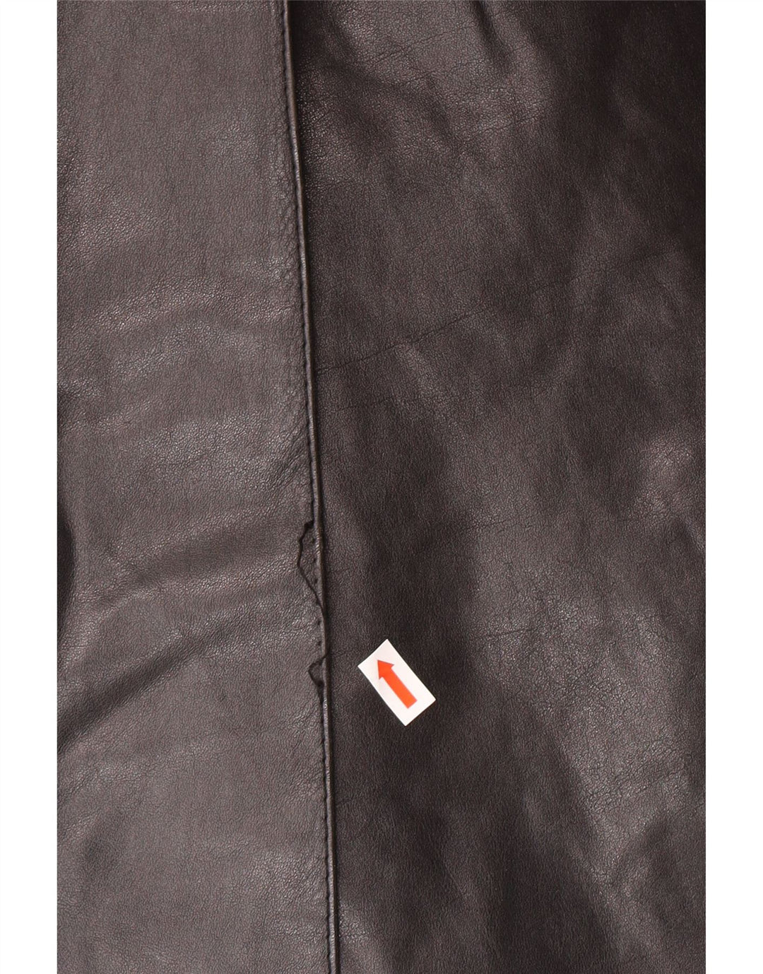 Palton din piele vintage pentru bărbați IT 46 Mic Negru Clasic din piele