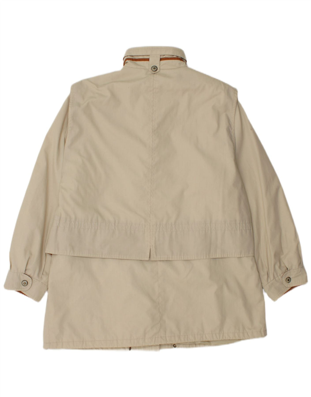 VALMELINE Womens Rain Jacket EU 44 XL Beige Polyester