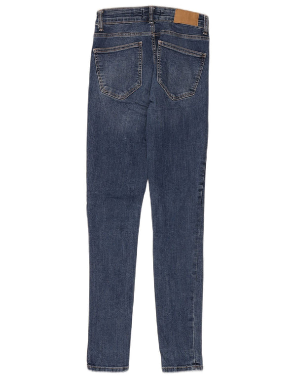 Blugi skinny dama Zara EU 34 2XS L26 L29 Bumbac albastru