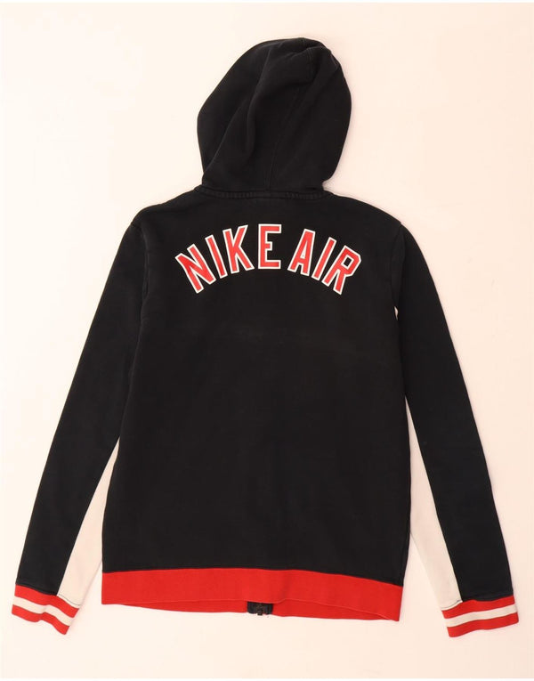 Pulover NIKE Graphic Zip pentru băieți, 13-14 ani, XL, negru, bloc de culoare
