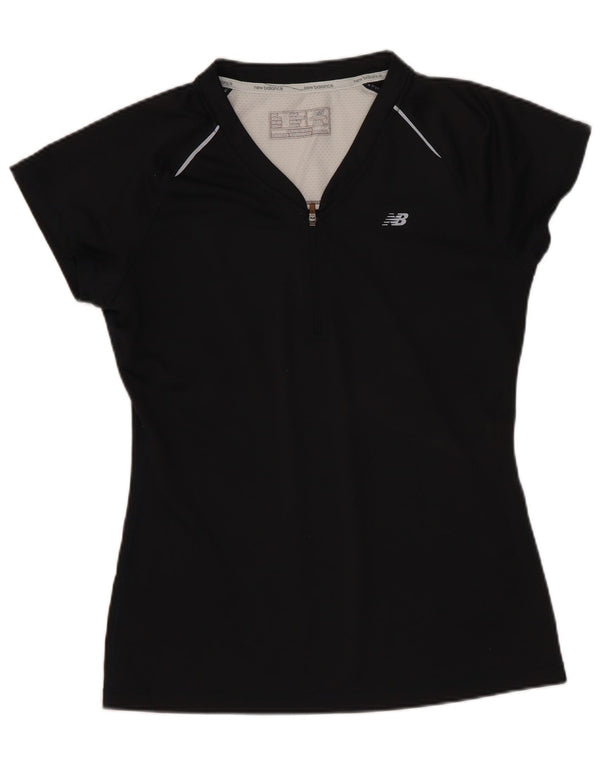 Tricou pentru femei New Balance Top UK 10 Small Black Colorblock Poliester