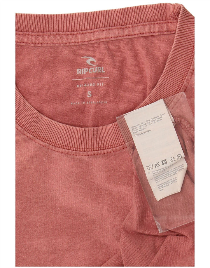 Tricou Rip Curl Relaxed Fit pentru bărbați Top mic din bumbac roz