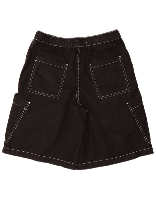 Pantaloni scurti cargo pentru bărbați ZARA Small W30 Bumbac negru