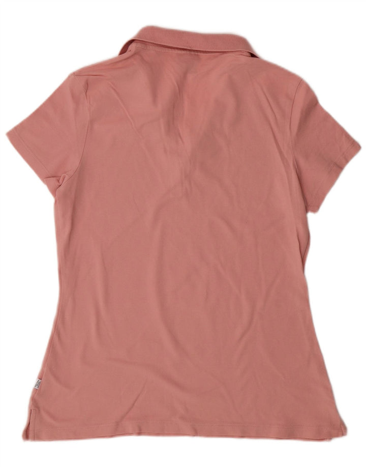 PUMA Womens Polo Shirt UK 14 Medium  Pink