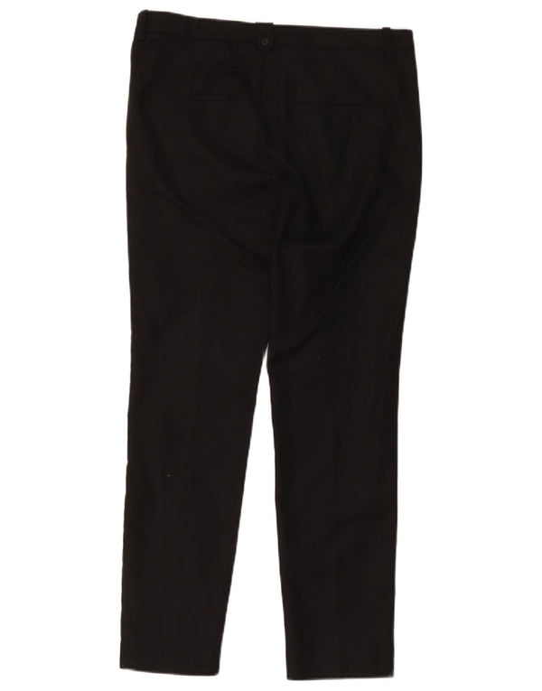 Pantaloni chino slim pentru femei Zara EU 38 Mici L28 L26 Bumbac negru