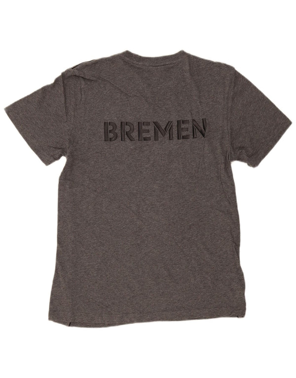 Tricou grafic ADIDAS pentru bărbați Top mic, gri, bumbac