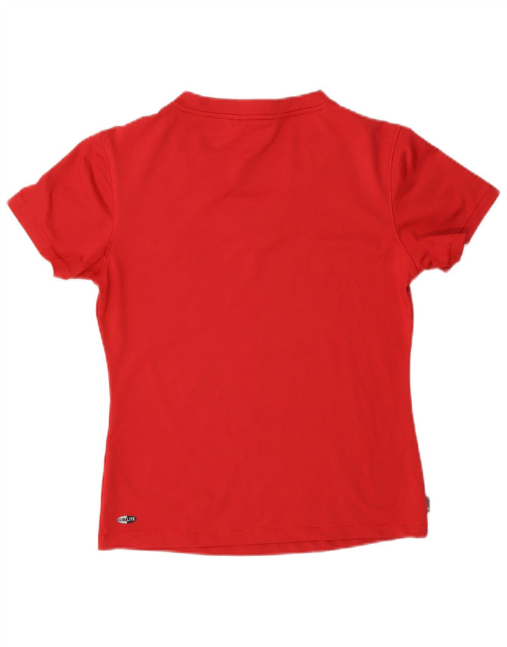 Tricou Adidas pentru femei Clima 365 Top UK 14 Poliester roșu mediu