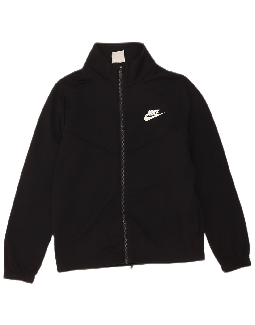 Jachetă de top pentru trening Nike pentru băieți grafic 10-11 ani Poliester mediu negru
