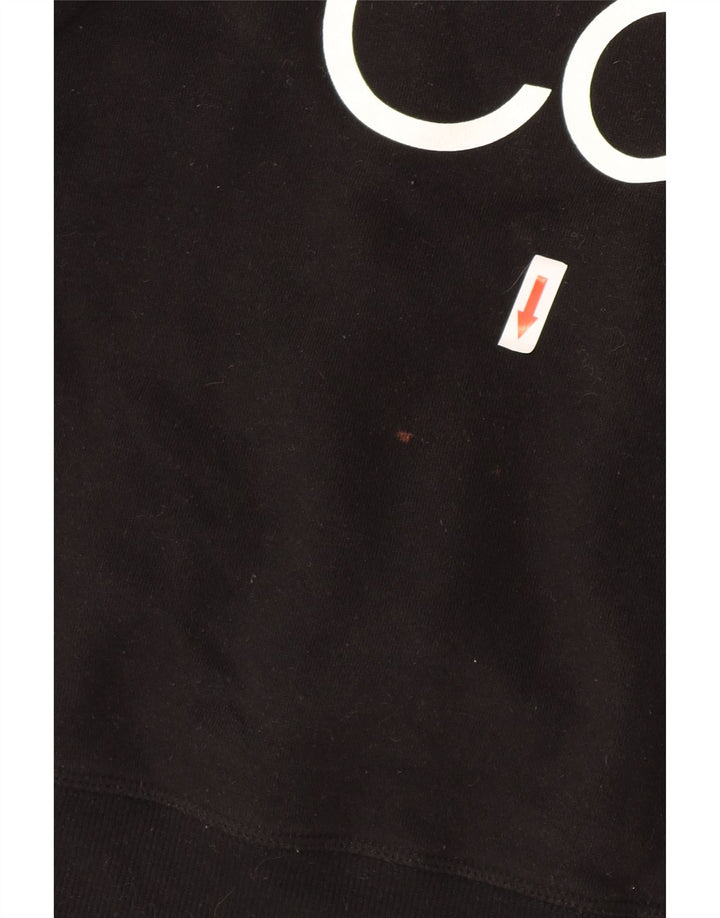 Pulover Calvin Klein pentru femei Crop Graphic Pulover UK 12 Medium Negru