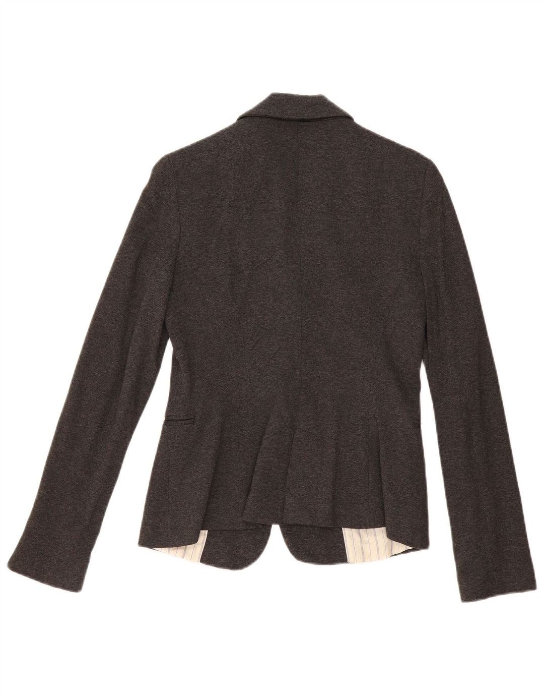 Sacou blazer pentru femei Zara, cu 1 nasture, UK 10, mic, gri, acetat