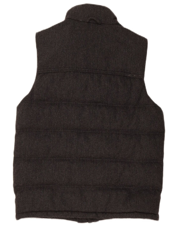 Gilet căptușit pentru bărbați Tommy Hilfiger UK 34 XS Lână gri Herringbone