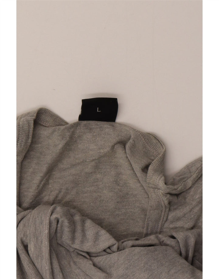 Tricou pentru femei HUGO BOSS Top UK 16 mare bumbac gri