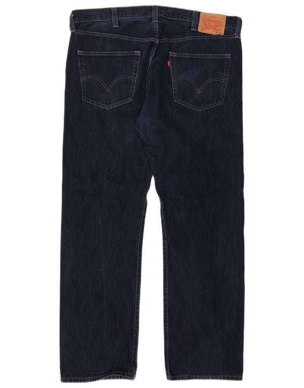 Blugi drepti pentru bărbați Levi's 501 W40 L32 bumbac bleumarin