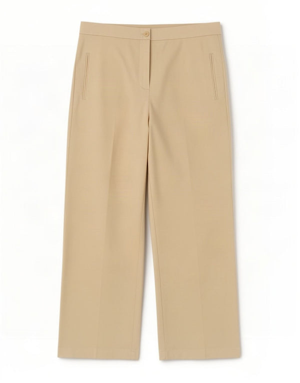Pantaloni chino drepti pentru femei Marks & Spencer UK 12 Medium W34 L28 Bej
