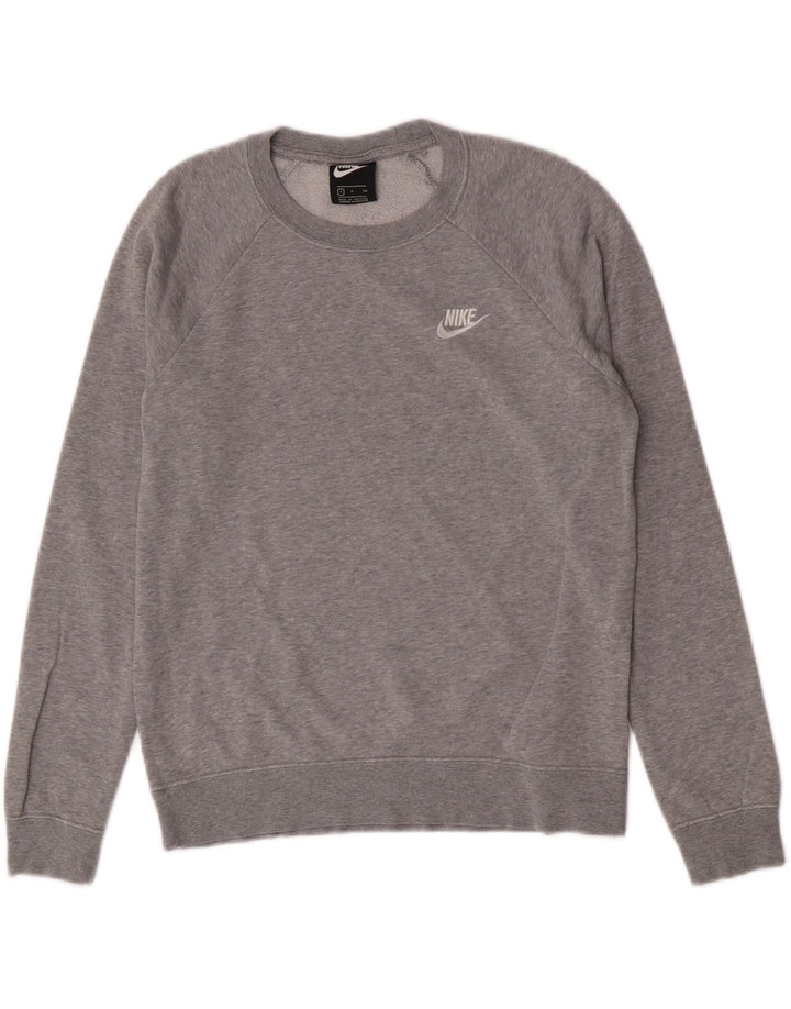 Pulover supradimensionat pentru femei Nike UK 10, bumbac cu pete gri mici