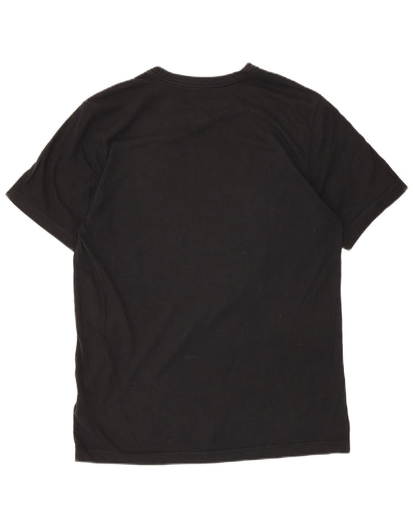 Tricou grafic Nike Dri Fit pentru bărbați Top, bumbac mediu negru