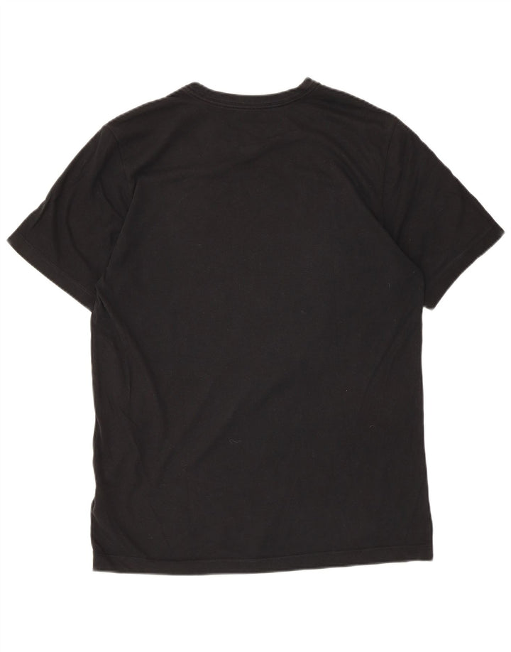 Tricou grafic Nike Dri Fit pentru bărbați Top, bumbac mediu negru
