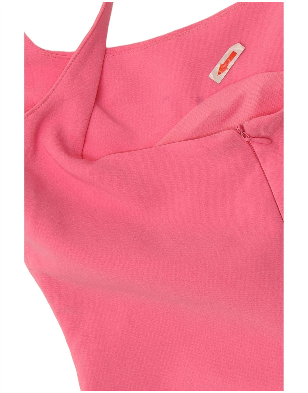 Rochie bodycon fără mâneci pentru femei Zara UK 12 poliester roz mediu