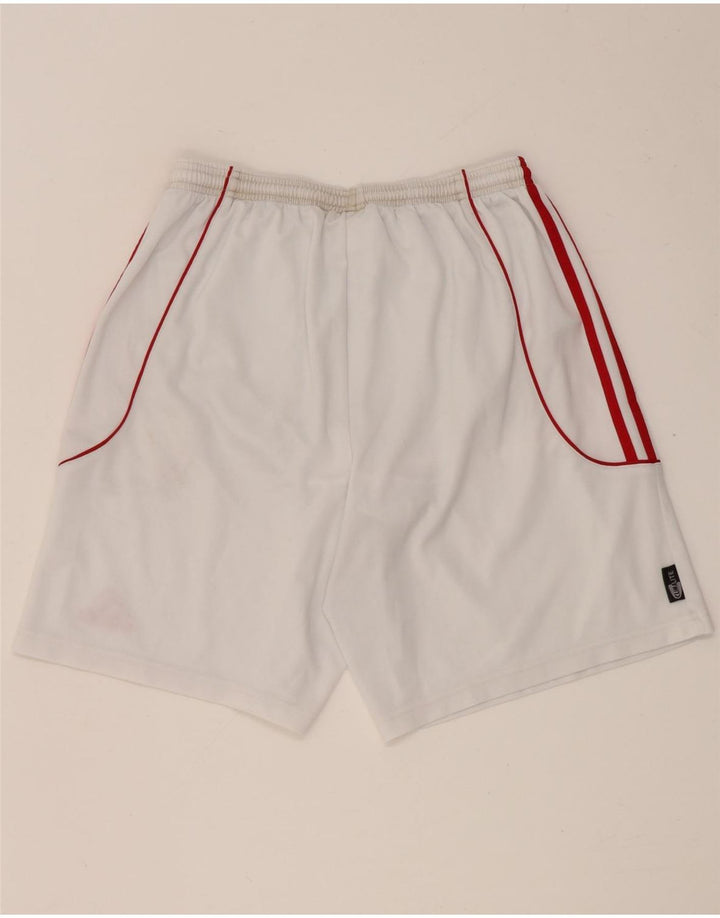 Pantaloni scurți sport pentru bărbați Adidas Climalite, mari, alb, din poliester
