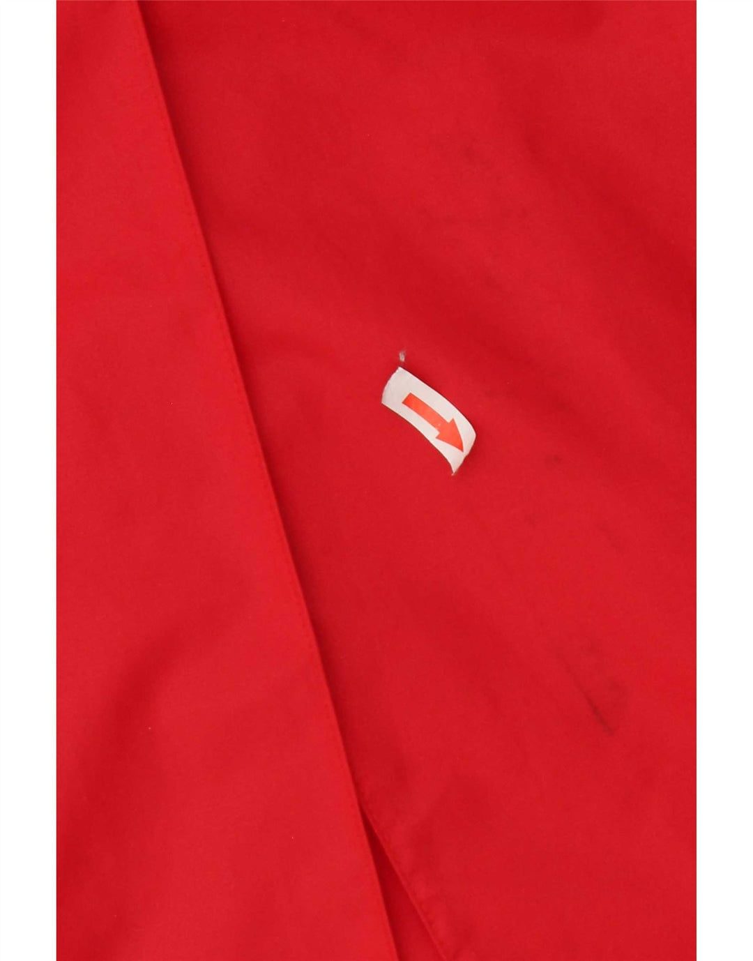 Trench cu glugă Fiorucci pentru femei UK 14 Nylon roșu mediu